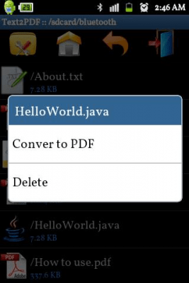 Скриншот приложения Text to PDF Converter-Offline - №2