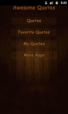 Скриншот приложения Awesome Quotes Free - №1