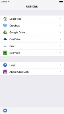 Скриншот приложения USB Disk for iPad - №2