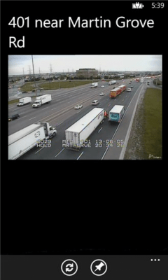 Скриншот приложения Ontario Hwy Cams - №2