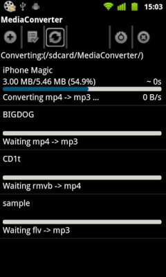 Скриншот приложения Ansha Team Mp3 Media Converter - №2