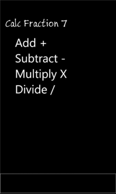 Скриншот приложения Calc Fraction 7 - free edition - №2