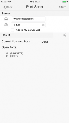 Скриншот приложения iNetTools Pro - №2