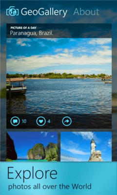 Скриншот приложения GeoGallery - №2