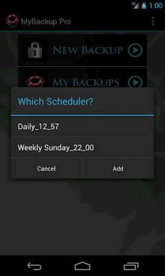Скриншот приложения My Backup Root - №2
