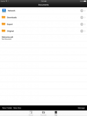 Скриншот приложения Documents Unlimited Free for iPad - №2