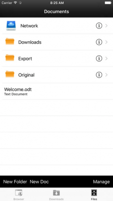 Скриншот приложения Documents Unlimited Free for iPhone - №2