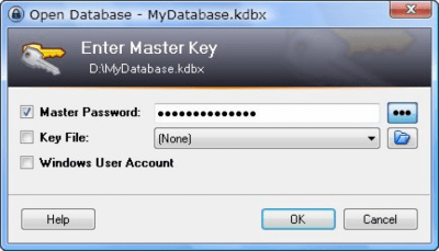 Скриншот приложения KeePass Classic Edition Portable - №2