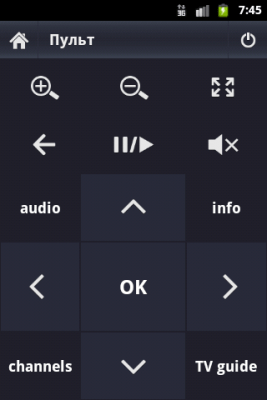 Скриншот приложения IP-TV Player Remote - №1