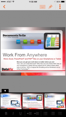 Скриншот приложения Documents To Go Premium - Office Suite - №2