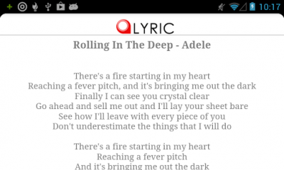 Скриншот приложения Lyric Search - №2