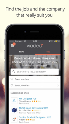 Скриншот приложения Viadeo – Develop your professional network - №1