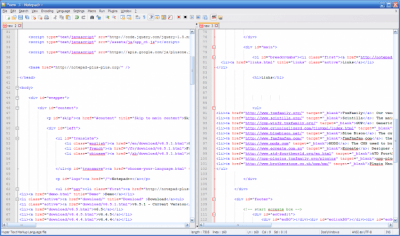 Скриншот приложения Notepad++ Portable - №1
