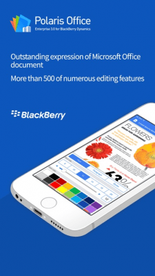 Скриншот приложения POLARIS Office for BlackBerry - №2