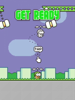 Скриншот приложения Swing Copters - №2