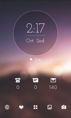 Скриншот приложения MYCOLORSCREEN Minimal White Theme - №2