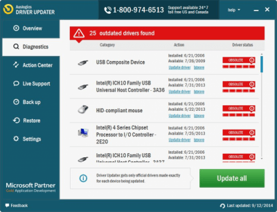 Скриншот приложения Auslogics Driver Updater - №2