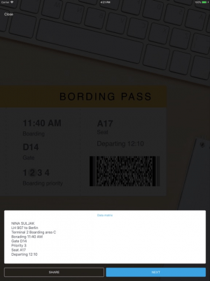 Скриншот приложения PDF417 Barcode Scanner - №2