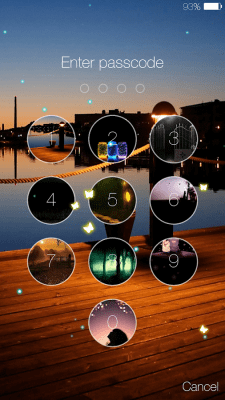 Скриншот приложения Butterfly locksreen - №2