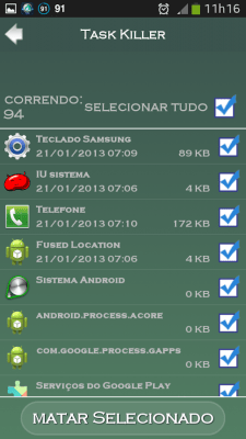 Скриншот приложения Booster памяти для Android - №2