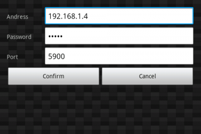 Скриншот приложения VNC4Droid - №2
