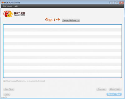 Скриншот приложения Multi PDF Converter - №1