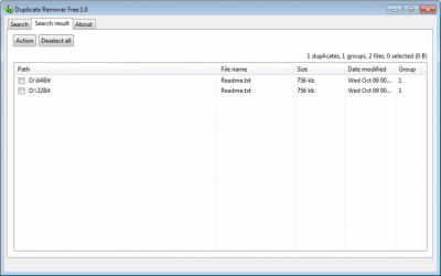 Скриншот приложения Duplicate Remover Free - №2