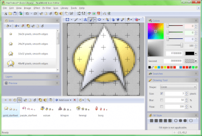Скриншот приложения RealWorld Icon Editor - №2