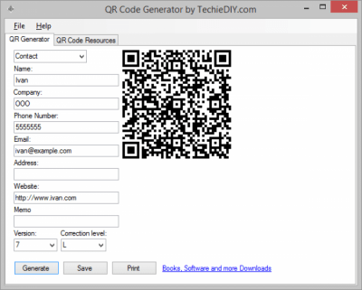 Скриншот приложения QR Code Generator - №2