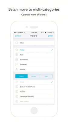 Скриншот приложения Doit.im for iPhone - №2