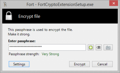 Скриншот приложения Fort - Cryptography Extension - №2