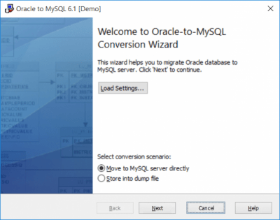 Скриншот приложения Oracle-to-MySQL - №2