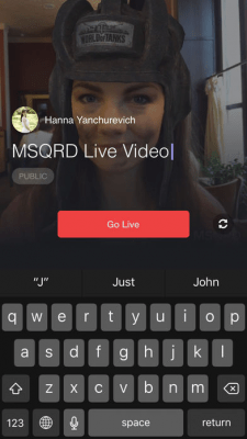 Скриншот приложения MSQRD — Живые эффекты и обмен лицами - №2
