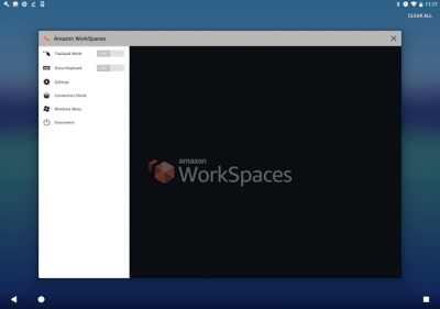 Скриншот приложения Amazon WorkSpaces - №2