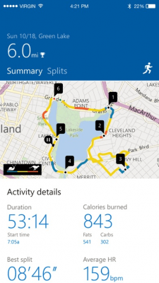 Скриншот приложения Microsoft Band - №2