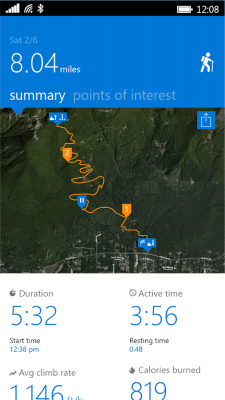 Скриншот приложения Microsoft Band - №2