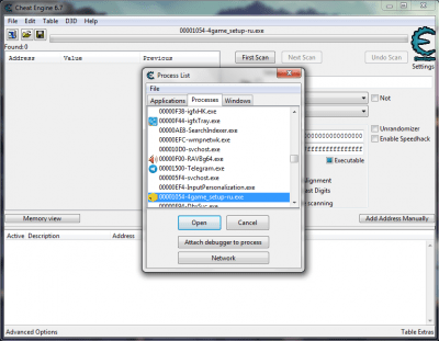 Скриншот приложения Cheat Engine - №2