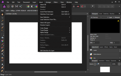 Скриншот приложения Affinity Photo - №1