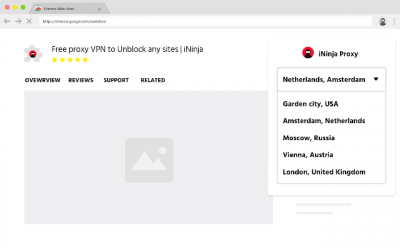 Скриншот приложения iNinja proxy - №1