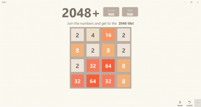 Скриншот приложения 2048+ - №2