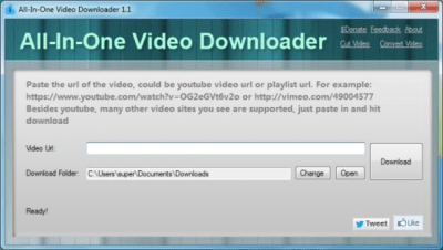 Скриншот приложения All-In-One Video Downloader - №1