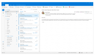 Скриншот приложения Microsoft Outlook - №1