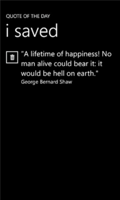Скриншот приложения Prototype Interactive Quote of the day - №2