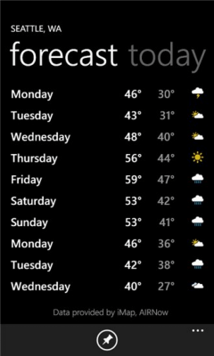 Скриншот приложения Microsoft Weather - №2