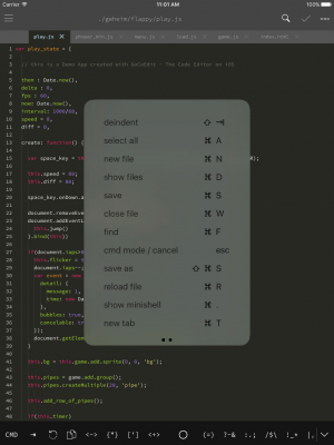 Скриншот приложения GoCoEdit - Code & Text Editor - №2