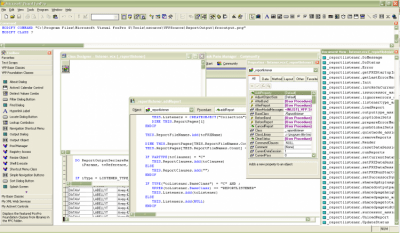 Скриншот приложения Microsoft Visual FoxPro - №1