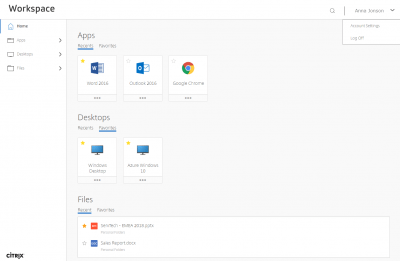 Скриншот приложения Citrix Workspace - №1