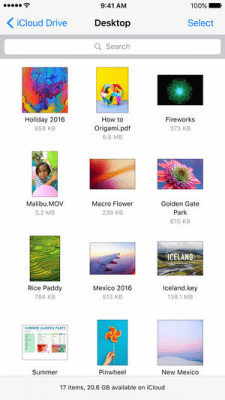 Скриншот приложения iCloud Drive - №1