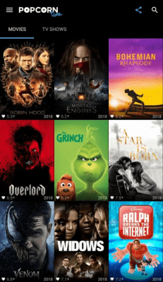 Скриншот приложения Popcorn Time - №2