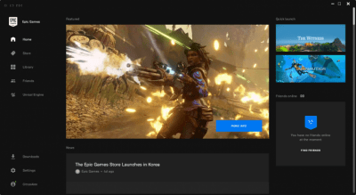 Скриншот приложения Epic Games Launcher - №1